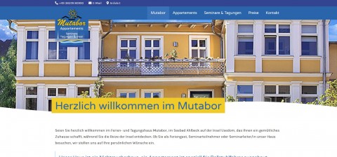 Tagungsräume im Norden Deutschlands – Mutabor Appartements in Usedom  in Seebad Ahlbeck