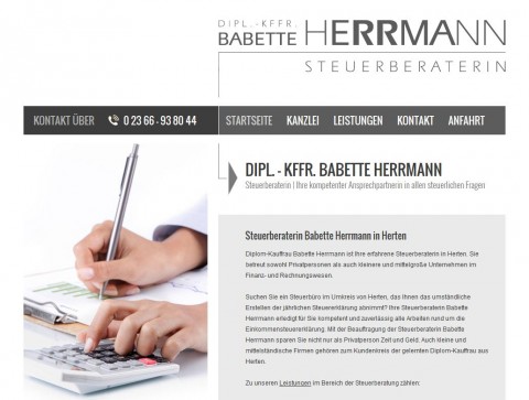 Steuerberatung in Herten: Babette Herrmann in Herten