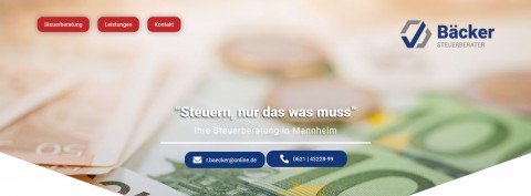 Ihr Partner für steuerliche Angelegenheiten - Steuerberater Rainer Bäcker in Mannheim  in Mannheim