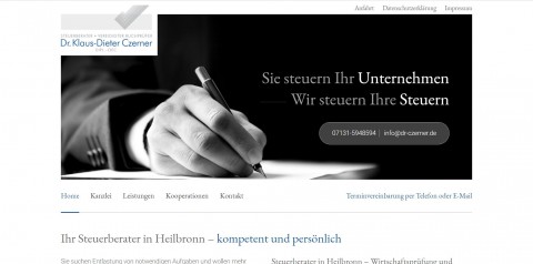 Ihr verlässlicher Steuerberater für Buchführung – Dr. Czerner aus Heilbronn  in Heilbronn
