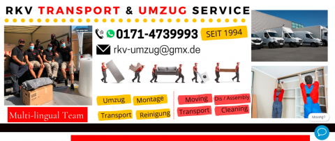 Sicher und schnell umziehen – mit R.K.V Transport & Umzüge in Offenbach am Main in Offenbach am Main