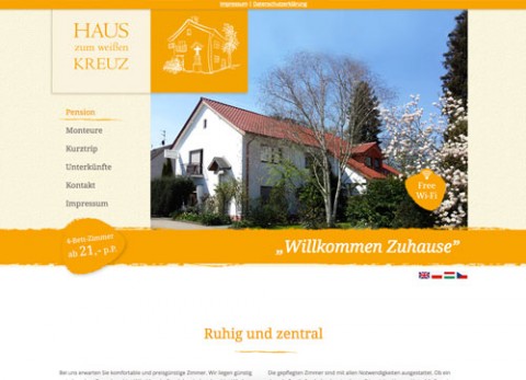 Pension in Hürth: Das Haus zum weißen Kreuz in Hürth