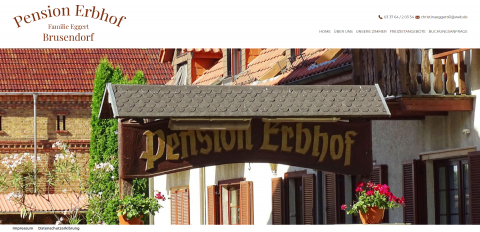 Pension Erbhof - Ihr Zuhause auf Zeit in Brusendorf