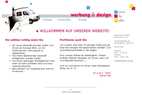 Werbung und Design in Kiel in Kiel