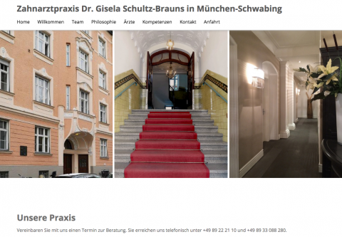 Zahnärztin in München: Dr. Gisela Schultz-Brauns - Zahnarztpraxis in München