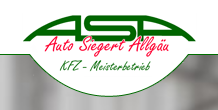 Meisterwerkstatt und Kfz-Teileverkauf in Kaufbeuren: ASA – Auto Siegert Allgäu | Kaufbeuren-Neugablonz