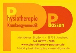 Ihre Physiotherapie in Arnsberg-Neheim: Praxis für Krankengymnastik Paassen | Arnsberg-Neheim