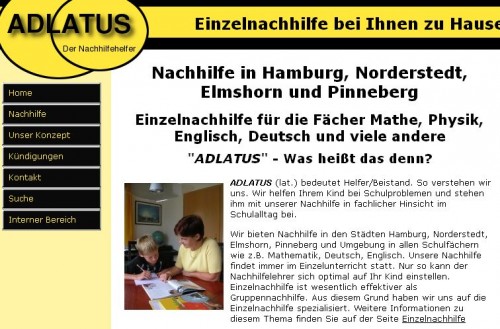 Firmenprofil von: Adlatus Nachhilfeinstitut in Hamburg und weiteren Städten