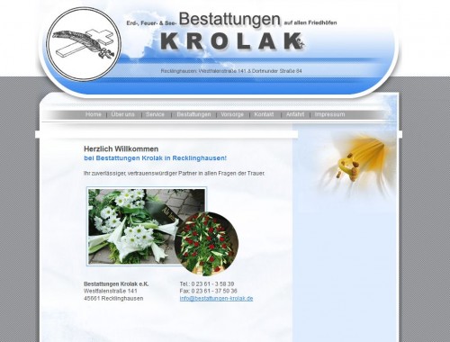 Firmenprofil von: Bestatter Krolak e.K. in Recklinghausen
