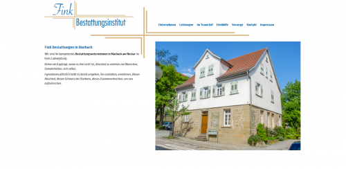 Firmenprofil von: Ihr Bestatter in Marbach: Fink Bestattungsinstitut