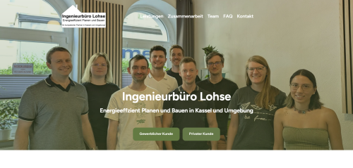 Firmenprofil von: Ingenieurbüro Lohse - Wer wir sind