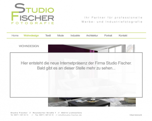 Firmenprofil von: Fotostudio Fischer in Lichtenfels