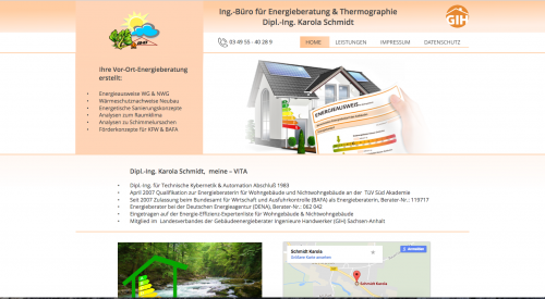 Firmenprofil von: Ingenieurbüro für Energieberatung & Thermographie in Gräfenhainichen OT. Schköna