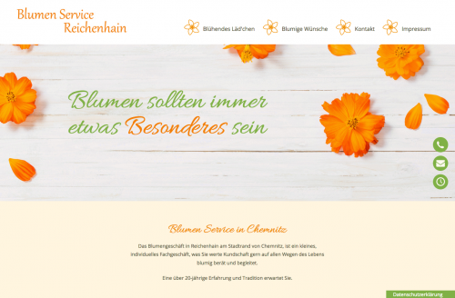 Firmenprofil von: Blumenlieferservice in Chemnitz: Blumen Service Reichenhain