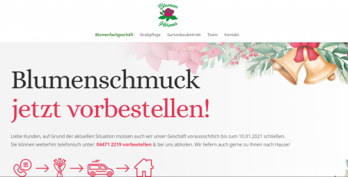 Firmenprofil von: Grabpflege und mehr – Blumen Hermes in Cloppenburg