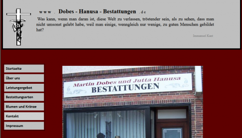 Firmenprofil von: Bestattungsinstitut Martin Dobes und Jutta Hanusa in Güsten