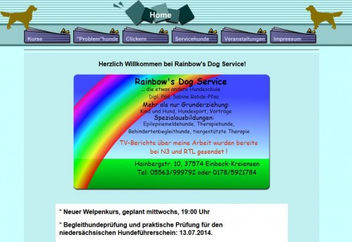 Firmenprofil von: Rainbow's Dog Service in Einbeck-Kreiensen