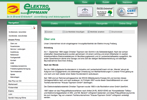 Firmenprofil von: Elektro Tippmann GmbH in Brand-Erbisdorf