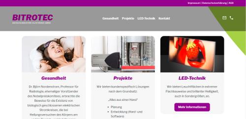 Firmenprofil von: Wirksamer Schutz vor Elektrosmog – BITROTEC GmbH 