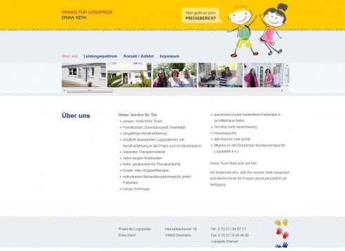 Firmenprofil von: Praxis für Logopädie Henk in Sinsheim
