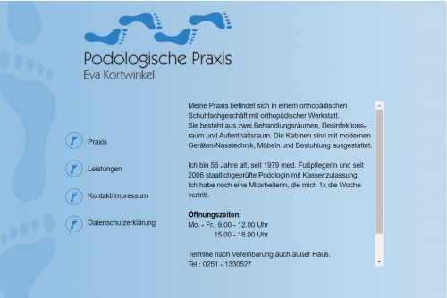 Firmenprofil von: Podologische Praxis in Münster – Eva Kortwinkel 