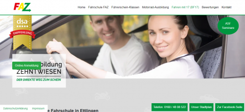 Firmenprofil von: Die Fahrschule Ihres Vertrauens in Ettlingen: FahrAusbildung Zehntwiesen