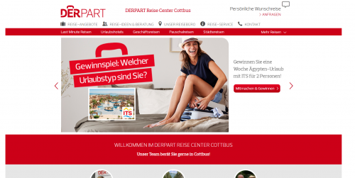 Firmenprofil von: DERPART Reise Center – Ferienwohnungen in Cottbus 