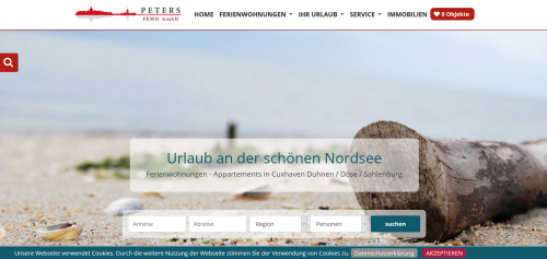 Firmenprofil von: Gemütliche Appartements in Cuxhaven: Peters FEWO GmbH