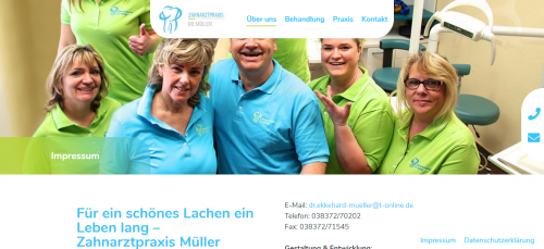 Firmenprofil von: Professionelle Prophylaxe – Zahnarztpraxis Dr. Müller in Usedom 