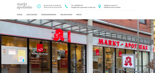 Firmenprofil von: Unsere Markt-Apotheke in Dorsten-Wulfen 