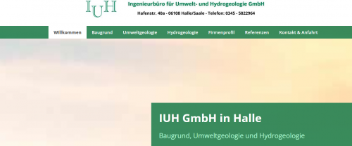 Firmenprofil von: Mit dem Baugrundgutachten der IUH GmbH in Halle erhalten Sie die Sicherheit, die Sie für Ihr Bauprojekt benötigen.