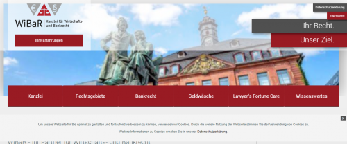 Firmenprofil von: Verdacht oder Vorwurf der Geldwäsche? - Kanzlei WiBaR in Frankfurt hilft 