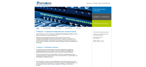 Firmenprofil von: TP Networks Dienstleistungs GmbH - Ihre Netzwerktechnik in München 