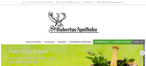 Firmenprofil von: St. Hubertus Apotheke in Arnsberg ist für Sie da