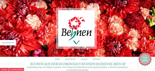 Firmenprofil von: Blumenhaus Behnen-Strotmann in Rheine-Mesum bietet Floristik & Dekoration für jeden Anlass