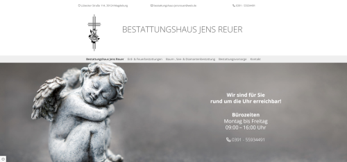 Firmenprofil von: Bestattungshaus Jens Reuer: Einfühlsame Begleitung in schweren Zeiten
