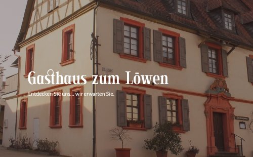 Firmenprofil von: Gasthaus zum Löwen – Urlaub in Sinsheim