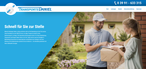 Firmenprofil von: Transporte Daniel – Ihr Experte für Spedition und Expressdienst