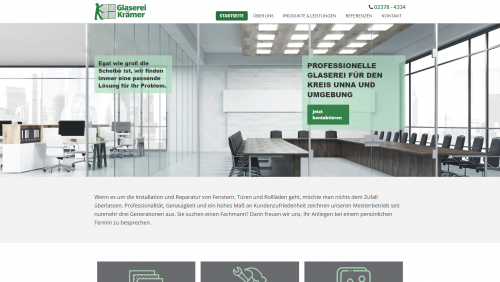 Firmenprofil von: Glaserei Krämer – Ihre Glaserei in Unna und Umgebung