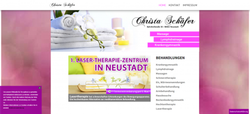 Firmenprofil von: Krankengymnastik Schäfer - die Spezialistin im Bereich der Schmerztherapie b. Coburg 