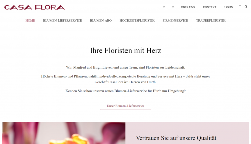 Firmenprofil von: Blumen für Sie und Ihre Liebsten