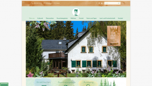 Firmenprofil von: Natur-Spa im Erzgebirge - Altsächsischer Gasthof „Kleines Vorwerk“ 