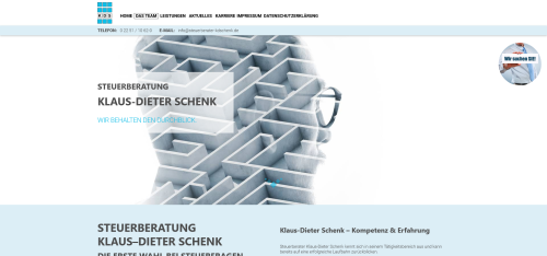 Firmenprofil von: Professioneller Steuerberater in Euskirchen - Steuerberater Klaus-Dieter Schenk