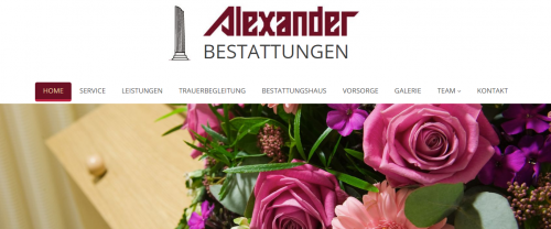 Firmenprofil von: Professionelle Begleitung in der Trauer durch Tischlerei & Bestattungen Alexander