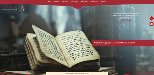 Firmenprofil von: Die Buchbinderei in Mannheim, ein Unternehmen mit langer Tradition
