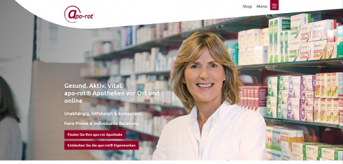 Firmenprofil von: E-Rezept in Zwickau: Moderner Service in der apo-rot® Apotheke im Baikal-Zentrum