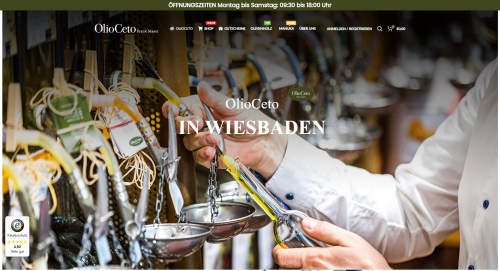 Firmenprofil von: Kulinarische Geschenkideen bei OlioCeto - Exquisite Essige und Öle als Geschenke