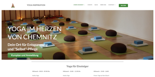 Firmenprofil von: Entdecke die Welt des Yoga in Chemnitz bei Yoga-Inspiration
