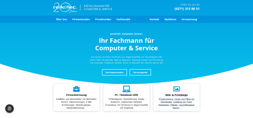 Firmenprofil von: Ganzheitliche Firmenbetreuung: IT-Service für Klein- und Kleinstunternehmen