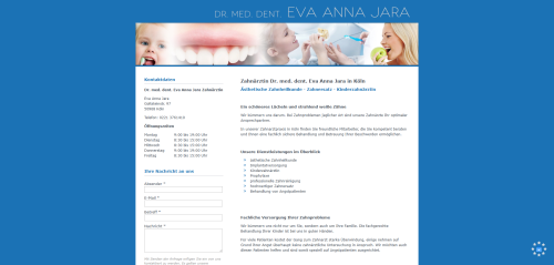 Firmenprofil von: Zahnarztpraxis Köln Rodenkirchen – Dr. med. dent. Eva Anna Jara